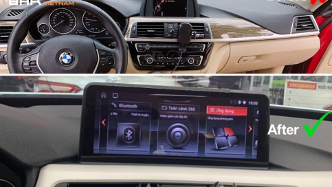 Màn hình DVD Android xe BMW 320i GT/ 328i GT (F34) 2012 - 2019 | Màn nguyên khối 10.25 inch